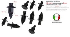RIVETTI PLASTICA 8 MM 10 CLIPS