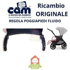 Poggiapiedi Passeggino Fluido Cam Ricambio Originale Snodo Destra+Sinistra Regol