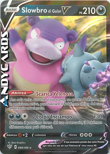 Slowbro galar 099 189 - galar, 099/189