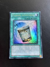 YU GI OH CARTA FUSIONE ISTANTANEA ULTRA RARA LCGX-IT095 1EDZ DECK OLD LOTTO