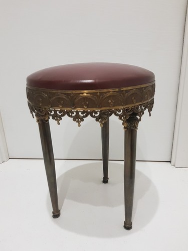 Sgabello ottone anni 50 - ottone,