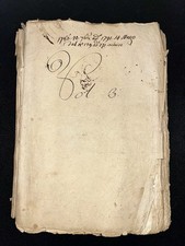 Libro antico manoscritto epoca 1786/1791  - possesso di beni di nobile famiglia