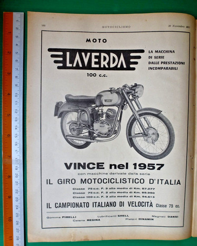 Pubblicità moto laverda - moto,