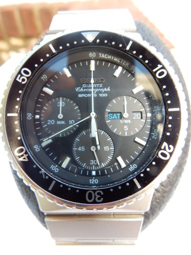Seiko 7a38 7070 sports 100 - 7a38-7070,