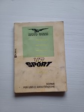 Moto Guzzi 750 V7 Sport 1973 manuale uso manutenzione italiano originale