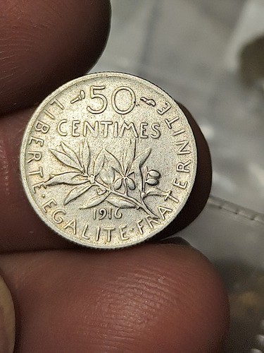 Francia moneta 50 centimes - -,