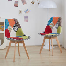 2x Sedia Patchwork Design