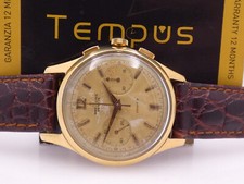 CRONOGRAFO BREITLING CADETTE 1188 OVERSIZE 37mm 18 KT G.F. MANUALE OROLOGIO UOMO