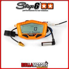 S6-4081/OR CONTACHILOMETRI DIGITALE MULTIFUNZIONE STAGE6 R/T MK2 ARANCIONE