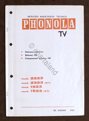 Radiotecnica phonola - radiotecnica, tv