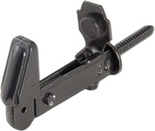 Nero Fermo Finestra Regolabile Stilizzato con Fermo Reversibile, 110 mm