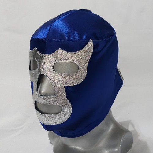 Maschera wrestling blu - maschera, da