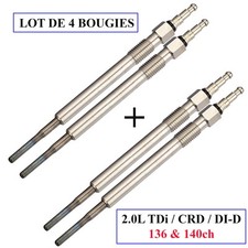 4 Bougies de préchauffage