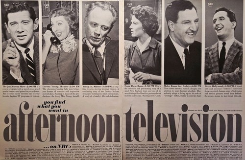 1960 nbc pomeriggio programmi - 1960,