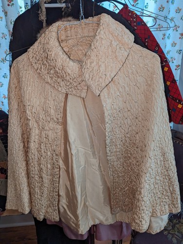 Mantello donna vintage oro