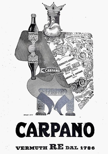 Pubblicita 1952 carpano - pubblicita'1952,
