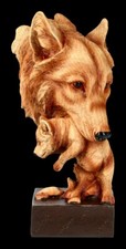 Lupo busto naturale - busto,
