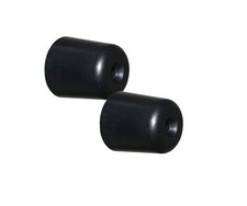 COPPIA TERMINALI MANUBRIO CONTRAPPESO NERO ORIGINALE PIAGGIO BEVERLY 125 300 350