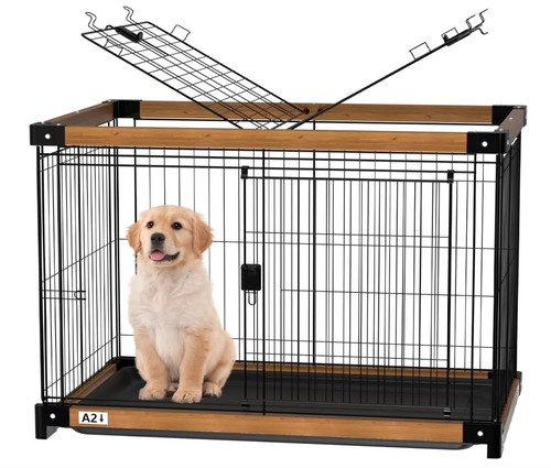 Gabbia per cani legno - per,