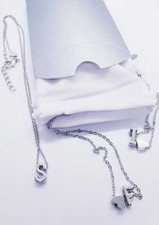 COLLANA DONNA CON LETTERA E CUORE SILVER - GOLD