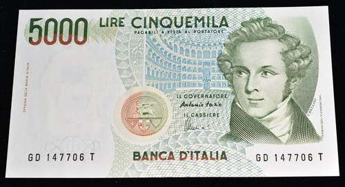 1985 italy 5000 - italy, lire