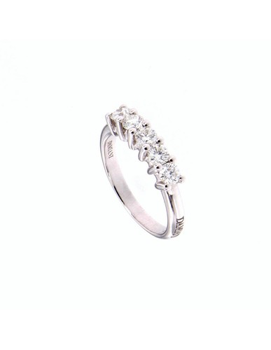 Anello damiani veretta luce - anello,