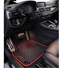 Faux Leather Quilted Floor
