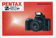 Pentax Z50P fotocamera reflex 35mm manuale istruzioni