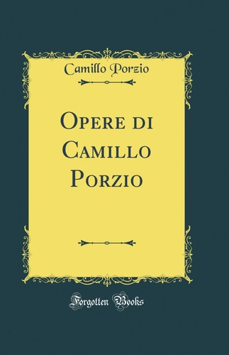 Opere camillo porzio - opere,