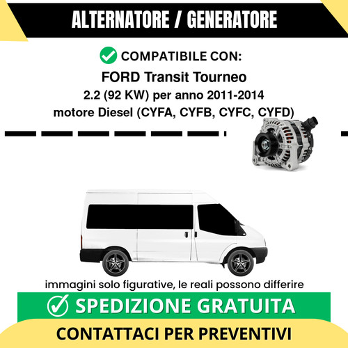 Alternatore ford transit - ford,