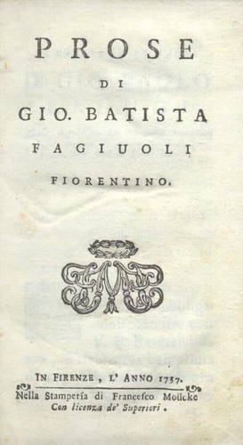 Fagiuoli giovan battista - fagiuoli,