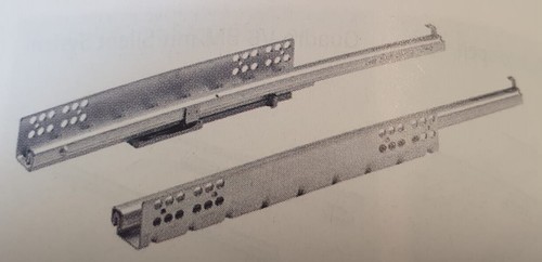 Teilauszug quadro push - m.,