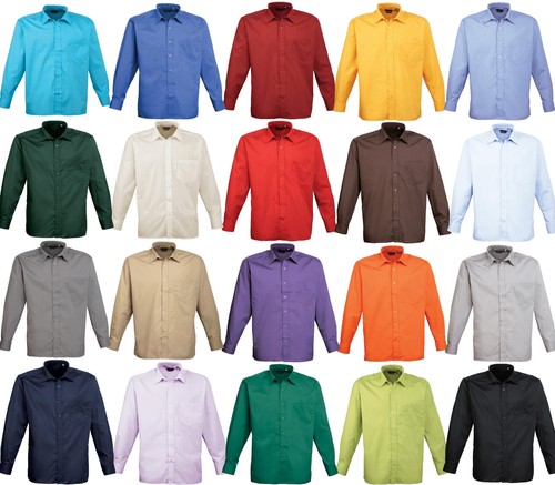Camicia uomo manica lunga top