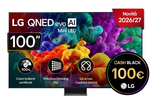 100 pollici qned evo ai - evo,