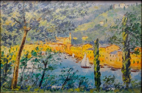 Michele cascella veduta - michele, cascella,