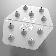 Tappetino Antiscivolo in Alluminio Trasparente per Snowboard, Offre Una Presa Ex