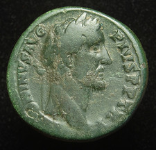 Antonino pio sesterzio cos - ae,