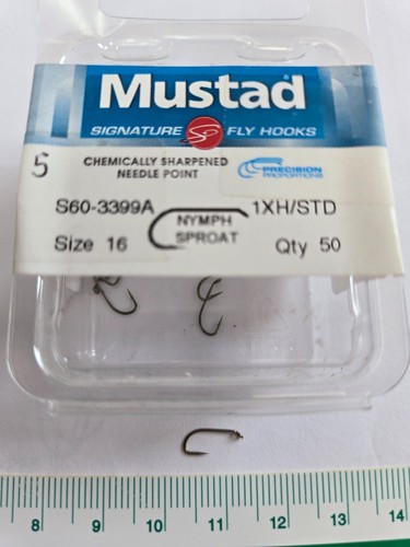 Mustad nymph sproat - ,