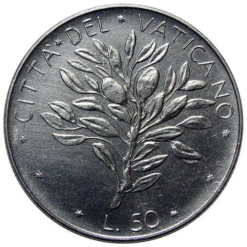 Vatican lire 1974 - vatican,