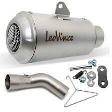Silenziatore LeoVince SLIP-ON SBK LV-10 acciaio inox con omologazione per Kawasaki
