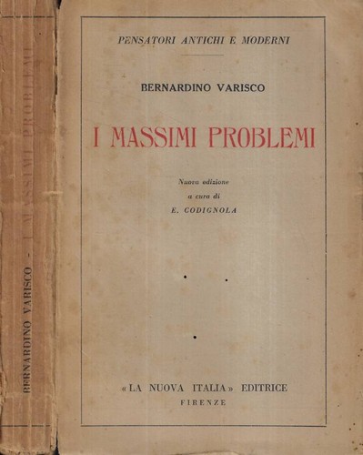Massimi problemi - i,