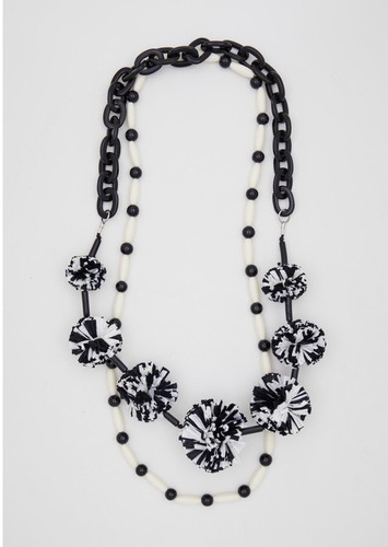 Collana con pon - collana,