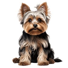2 adesivi Yorkshire Terrier