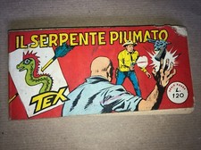 FUMETTO STRISCIA TEX SERIE ROSSA-N.111-IL SERPENTE PIUMATO-1965-AUTORIZZ. 4752