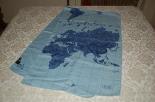 1 classe Alviero Martini, Sciarpa donna, Blu, 85% lana 15% seta, Usata