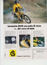 advertising Pubblicità-MOTO INTRAMOTOR RG 50  1978-MOTOITALIANE ENDURO  EPOCA
