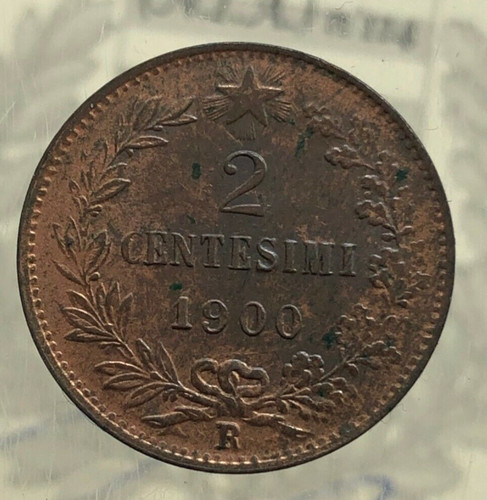 Centesimi 1900 fdc - 2, perizia