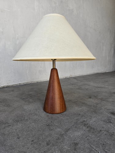 Lampada tavolo conica metà - lampada,