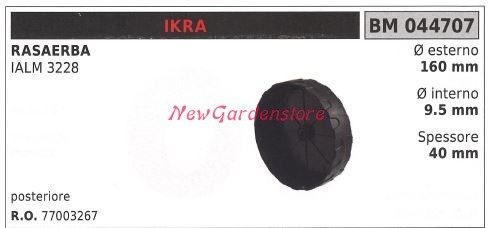 Ruota posteriore ikra - posteriore,