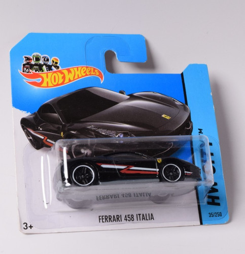 2014 hot wheels black ferrari - hot,
